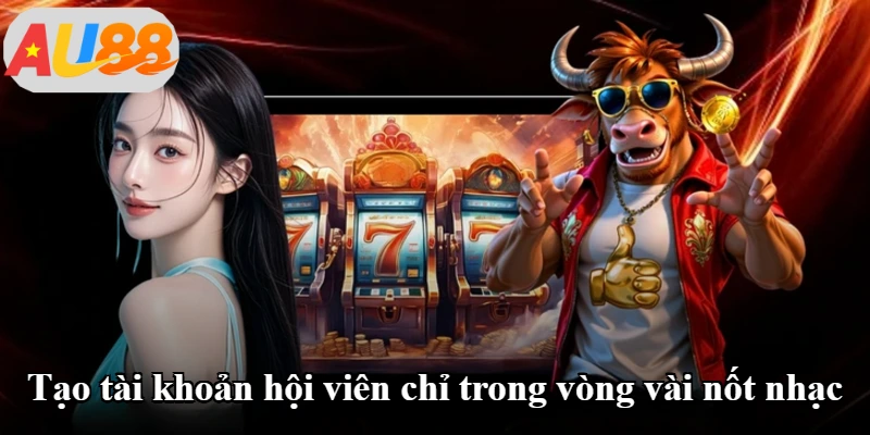 Tạo tài khoản hội viên chỉ trong vòng vài nốt nhạc Tạo tài khoản hội viên chỉ trong vòng vài nốt nhạc